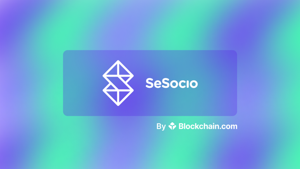 Bun venit SeSocio în familia Blockchain.com PlatoBlockchain Data Intelligence. Căutare verticală. Ai.