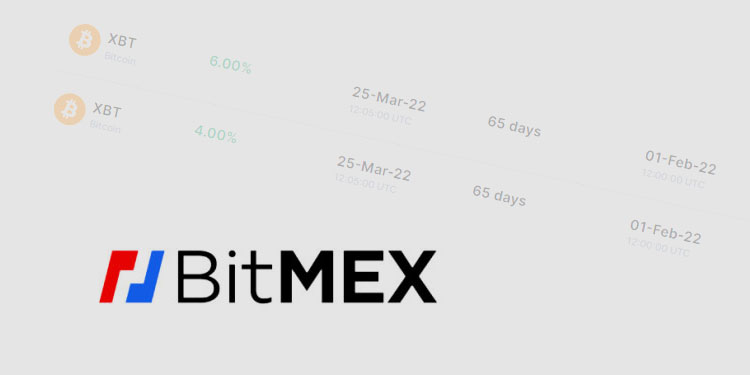 BitMEX EARN dodaje obsługę bitcoinów (BTC) z do 6% RRSO PlatoBlockchain Data Intelligence. Wyszukiwanie pionowe. AI.