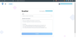 Scatter App PlatoBlockchain Data Intelligence를 사용하여 SLP, AXS 및 Ron을 한 번에 여러 주소로 보내는 방법. 수직 검색. 일체 포함.