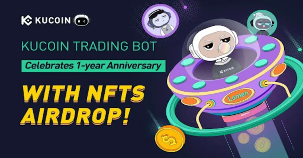 KuCoin tillkännager NFT Airdrop på första handelsbot-årsdagen PlatoBlockchain Data Intelligence. Vertikal sökning. Ai.