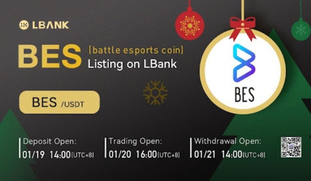 LBank Exchange inställd på att lista Battle Esports Token (BES) den 20 januari PlatoBlockchain Data Intelligence. Vertikal sökning. Ai.