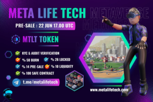 METALIFETECH anuncia pré-venda de token como parte da primeira fase de seu roteiro de ecossistema de metaverso emergente PlatoBlockchain Data Intelligence. Pesquisa vertical. Ai.