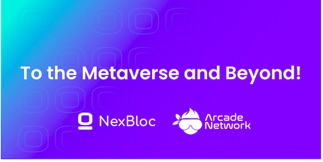 شريك NexBloc و Arcade Network لجلب مجالات Blockchain إلى الألعاب في Metaverse PlatoBlockchain Data Intelligence. البحث العمودي. عاي.