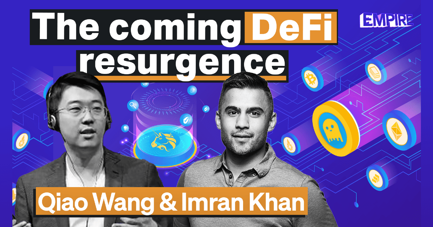 Podcast: AllianceDAO sobre arrecadação de US$ 50 milhões e as maiores tendências DeFi deste ano | Qiao Wang e Imran Khan PlatoBlockchain Data Intelligence. Pesquisa vertical. Ai.