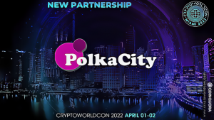 Polka City se une a CryptoWorldCon en Miami en abril de 2022 PlatoBlockchain Data Intelligence. Búsqueda vertical. Ai.