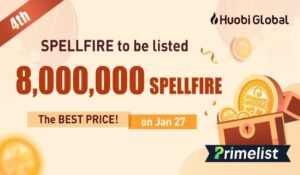 Spellfire debutará en Huobi Primelist el 27 de enero PlatoBlockchain Data Intelligence. Búsqueda vertical. Ai.