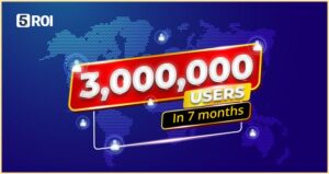 5ROI 全球加密货币交易所达到 3 万用户 PlatoBlockchain 数据智能。 垂直搜索。 哎。