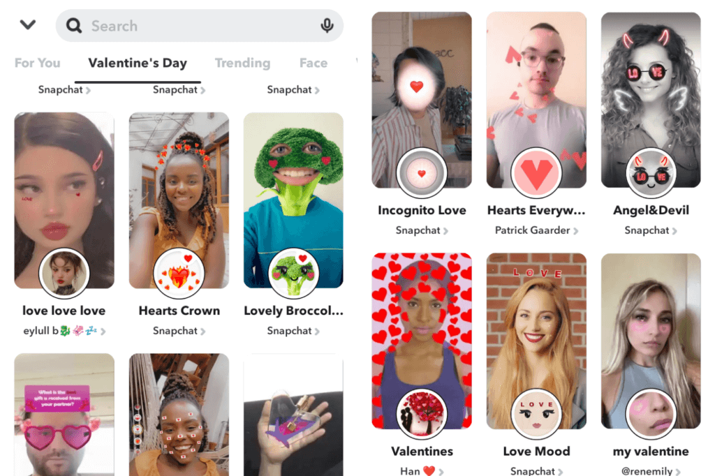 AR Valentin-napi élmények a Blippar, a Viber és a Snapchat PlatoBlockchain Data Intelligence szolgáltatásaiból. Függőleges keresés. Ai.