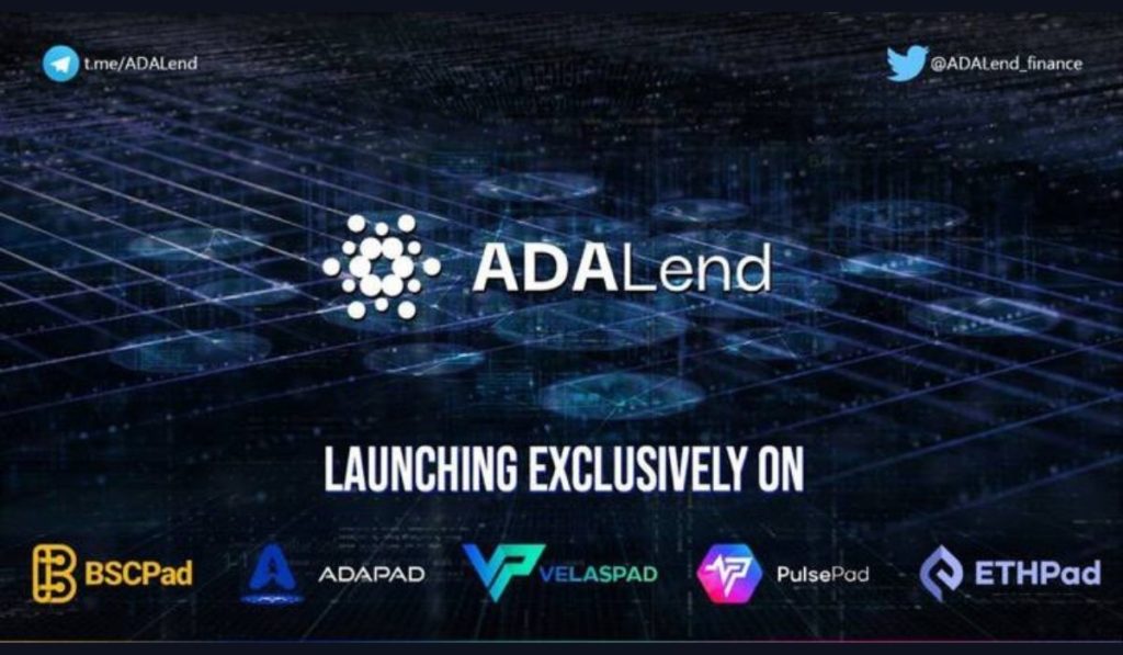 去中心化借贷协议 Adalend 在 BSCPad、ADAPad、VelasPad、PulsePad、ETHPad Launchpads PlatoBlockchain 数据智能上上市。 垂直搜索。 哎。