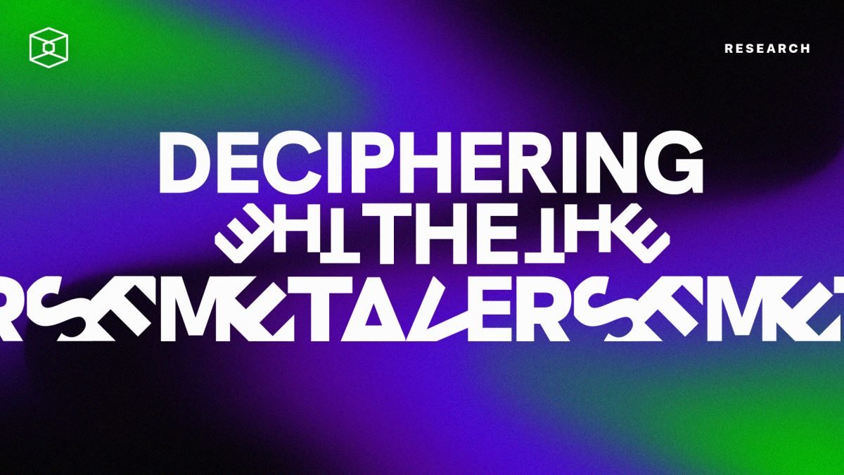 Deciphering the Metaverse: The rising infrastructure boom The Block Crypto PlatoBlockchain Data Intelligence. Vertical Search. Ai.