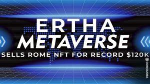 Ertha Metaverse 通过出售 Rome NFT PlatoBlockchain 数据智能创下 120 万美元的新高。 垂直搜索。 人工智能。