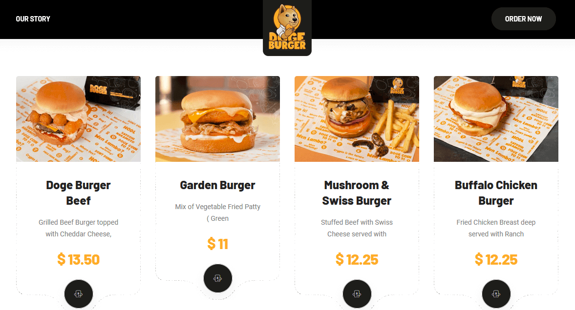 Uitați de Big Mac, luați un Doge Burger și plătiți cu cripto, în schimb PlatoBlockchain Data Intelligence. Căutare verticală. Ai.