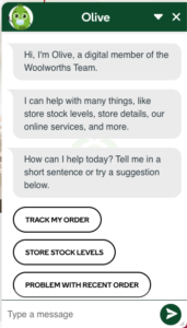 Exemplu de marketing conversațional cu un chatbot