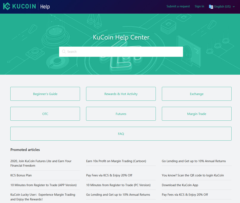 Support client Kucoin