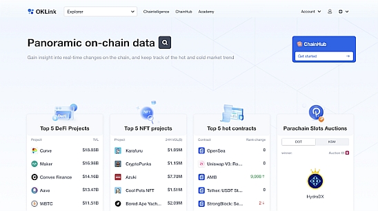 OKLink meluncurkan Chainhub 2.0, menyediakan layanan intelijen pasar crypto kelas dunia yang baru, PlatoBlockchain Data Intelligence. Pencarian Vertikal. ai.