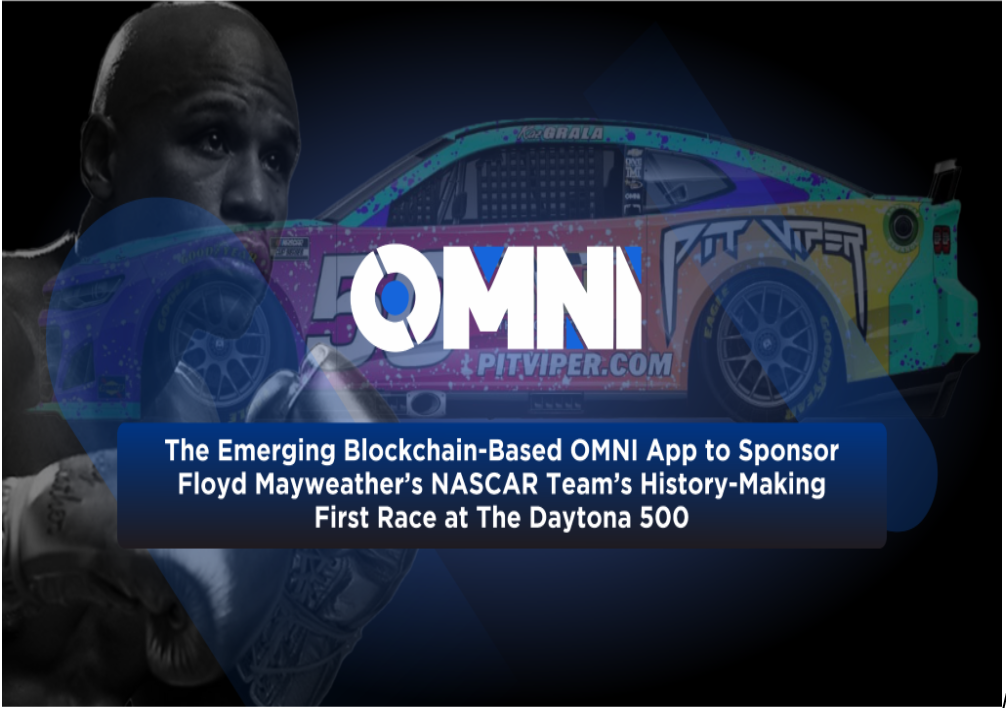 OMNI App to sponsor Floyd Mayweather’s NASCAR team’s first race at the Daytona 500 Boxing PlatoBlockchain Data Intelligence. Vertical Search. Ai.