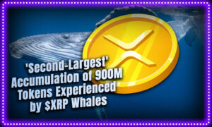 ‘Second-Largest’ Accumulation of 900M Tokens Experienced by $XRP Whales PlatoBlockchain Data Intelligence. Vertical Search. Ai.