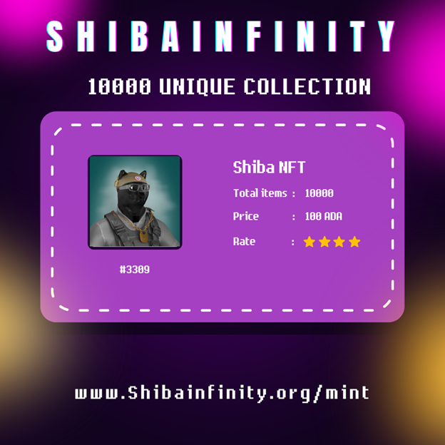 Shibainfinity begint met het openbaar maken van Shiba NFT's, wordt nu lid en wordt houder van PlatoBlockchain-gegevensinformatie. Verticaal zoeken. Ai.