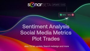 Sonar teatab sotsiaalse sentiment AI analüüsi PlatoBlockchaini andmeluure käivitamisest. Vertikaalne otsing. Ai.