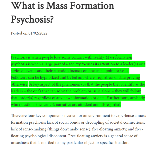 The Doctor’s Prescription For Mass Formation Psychosis PlatoBlockchain Data Intelligence. Vertical Search. Ai.