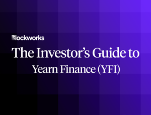 Investori juhend Yearn Finance'i PlatoBlockchaini andmeanalüüsi kohta. Vertikaalne otsing. Ai.