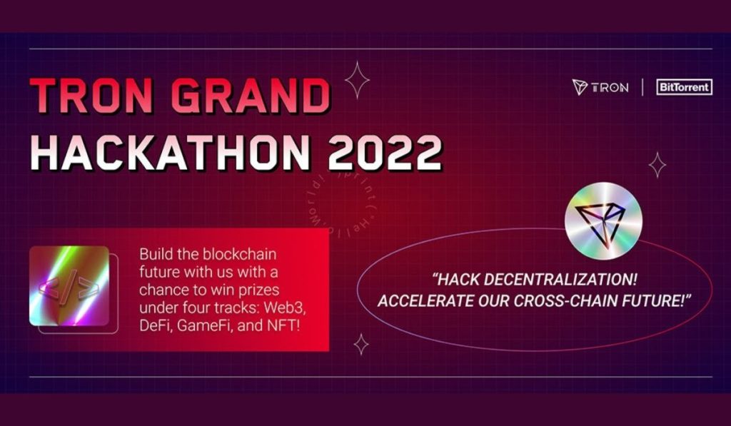 TRON DAO এবং BitTorrent Chain (BTTC) TRON Grand Hackathon 2022 PlatoBlockchain ডেটা ইন্টেলিজেন্স চালু করেছে। উল্লম্ব অনুসন্ধান. আ.