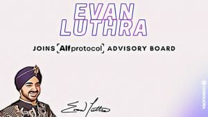 Alfprotocol cattura il miliardario indiano Evan Luthra come nuovo consulente di PlatoBlockchain Data Intelligence. Ricerca verticale. Ai.