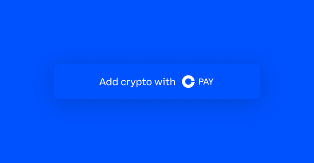 Be web3-ready in a few clicks with Coinbase Pay Coinbase PlatoBlockchain Data Intelligence. Vertical Search. Ai.