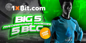 BIG 5 اب بھی 1xBit پر ہے: مزید انعامات مزید فاتح! پلیٹو بلاکچین ڈیٹا انٹیلی جنس۔ عمودی تلاش۔ عی