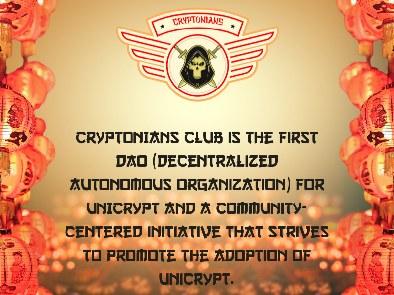 Cryptonians Club แสดงรายการ Unicrypt ก่อนวันที่ 16 มีนาคม Presale PlatoBlockchain Data Intelligence ค้นหาแนวตั้ง AI.