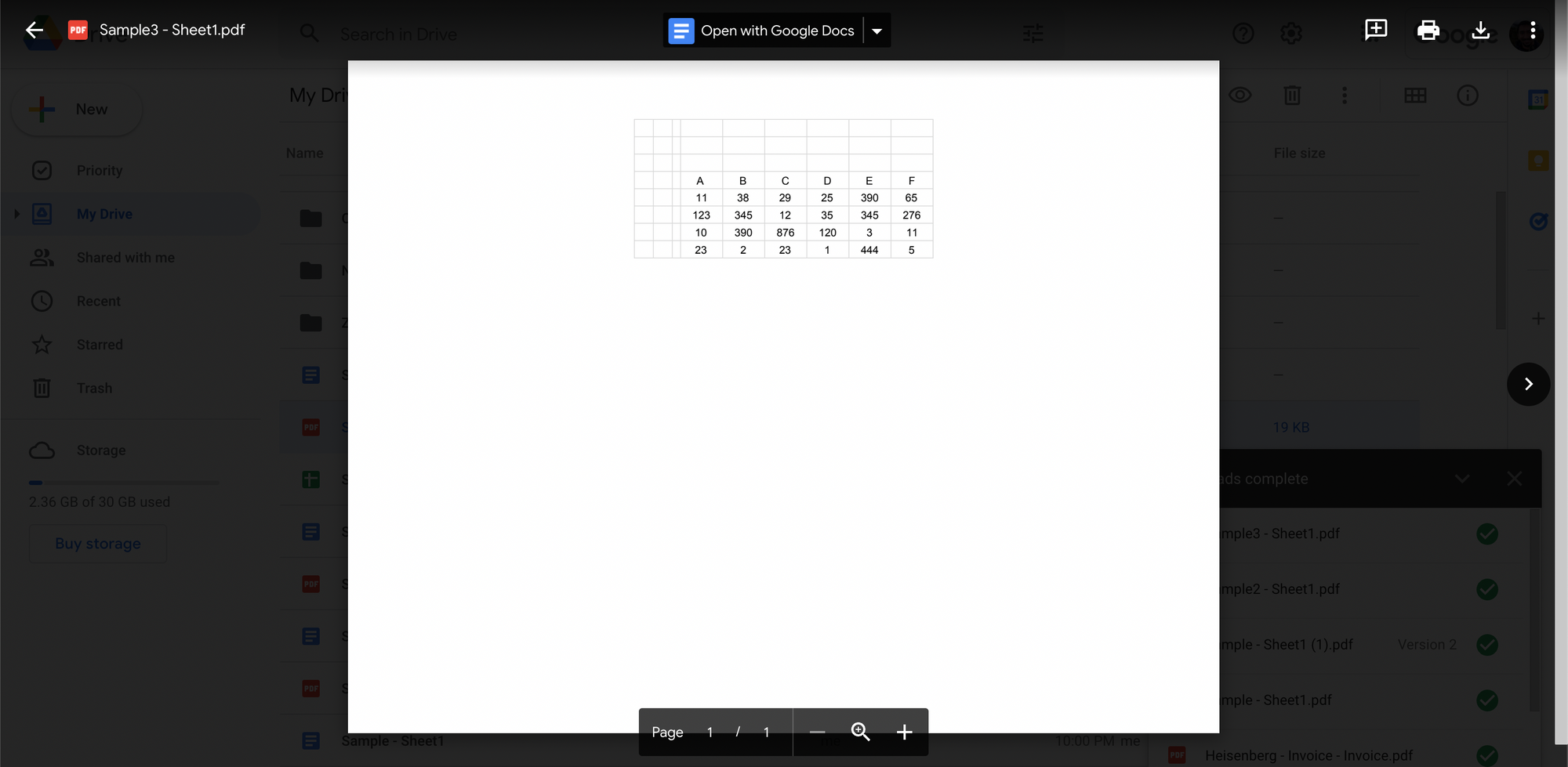PDF'yi Google E-Tablolara Dönüştürme PlatoBlockchain Veri Zekası. Dikey Arama. Ai.
