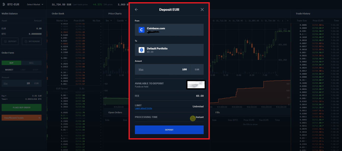 How to transfer from Coinbase to Coinbase Pro 21