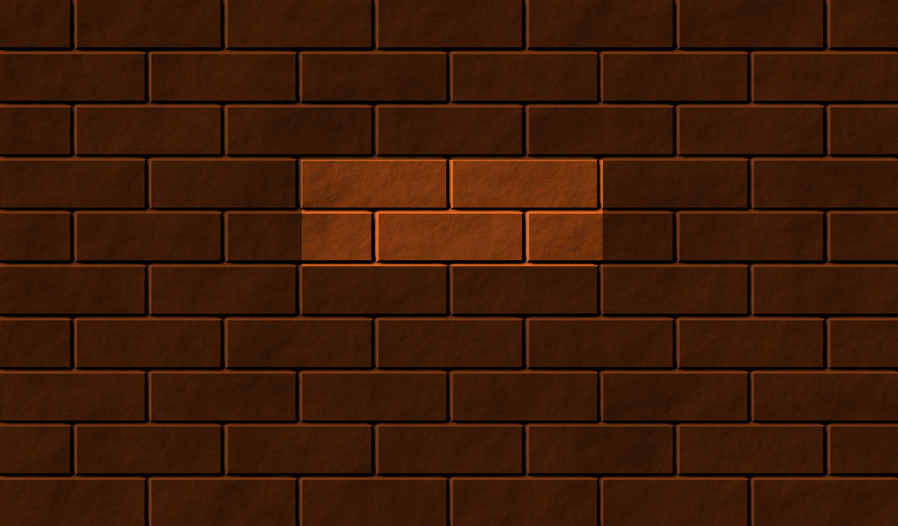 Showing a highlighted portion of a brick wall pattern, which is the example we are using for optimizing SVG patterns.