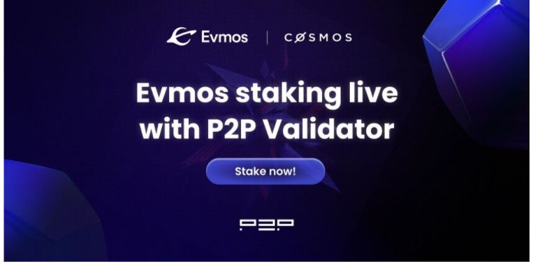 P2P lansează Evmos Staking PlatoBlockchain Data Intelligence. Căutare verticală. Ai.