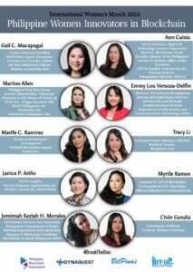 Blockchain 2022'de Filipinli Kadın Yenilikçiler #BreakTheBias PlatoBlockchain Veri Zekası. Dikey Arama. Ai.