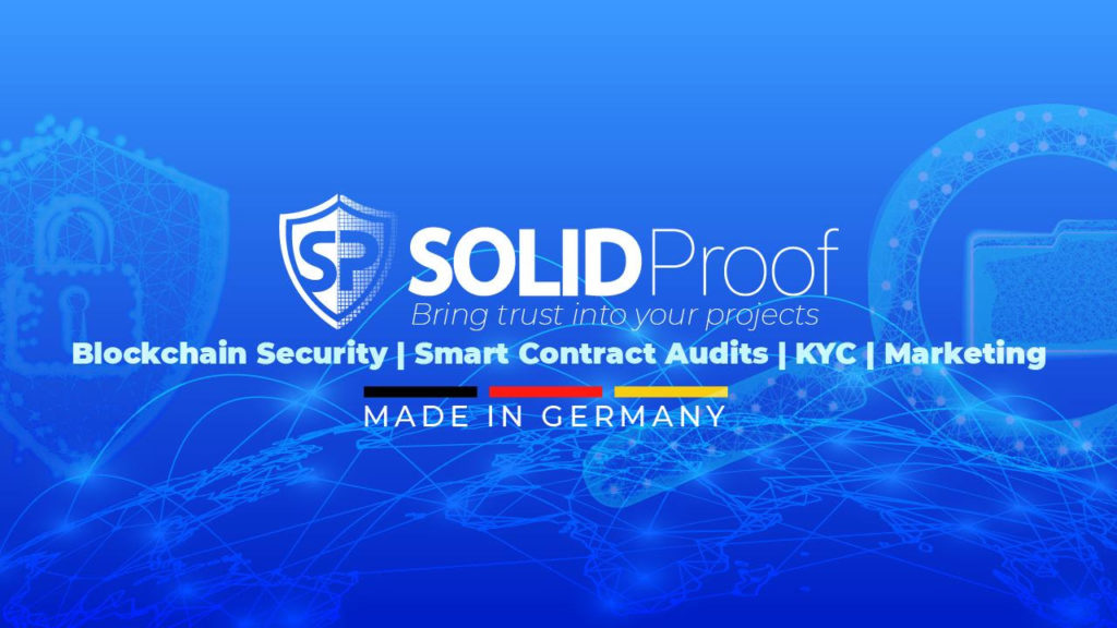 Solidproof si assicura le licenze per la sua soluzione di strumenti di controllo automatico PlatoBlockchain Data Intelligence. Ricerca verticale. Ai.