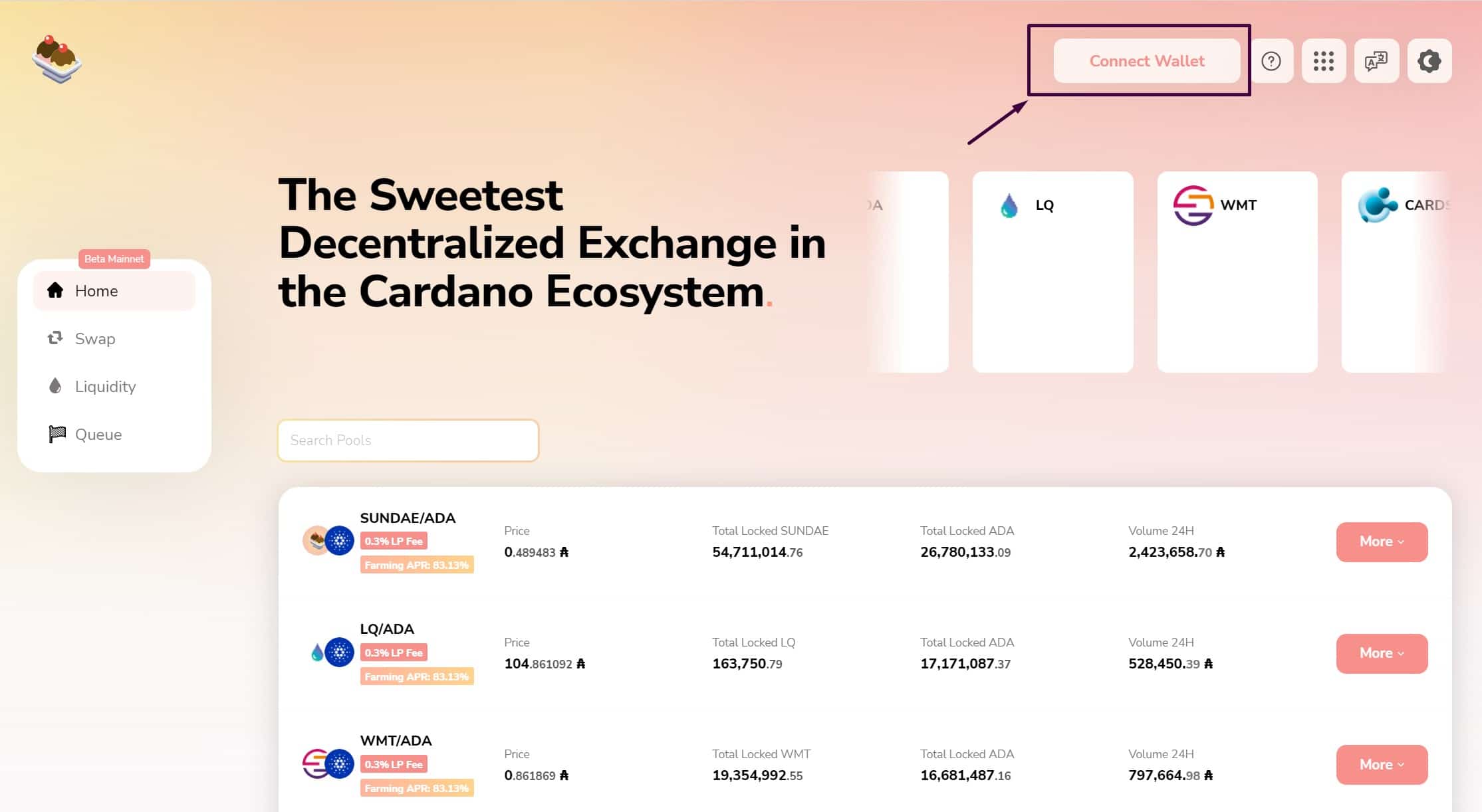 SundaeSwap: Decentralized Finance on Cardano ice cream PlatoBlockchain Data Intelligence. Vertical Search. Ai.