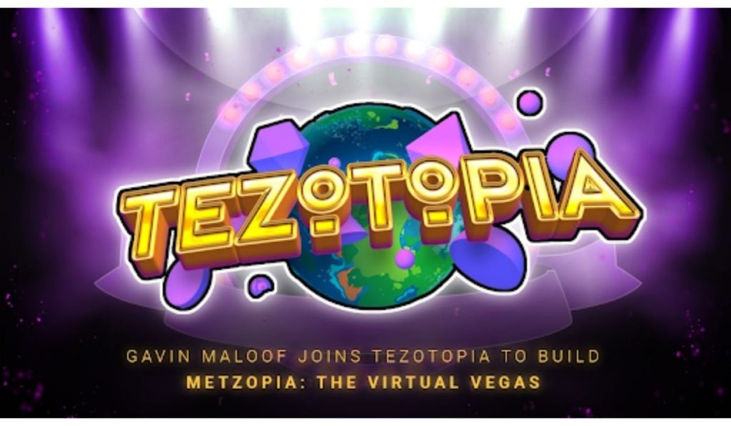 Tezotopia współpracuje z Gavinem Maloofem, aby zbudować wirtualną analizę danych Metaverse „Metzopia” PlatoBlockchain w Vegas. Wyszukiwanie pionowe. AI.