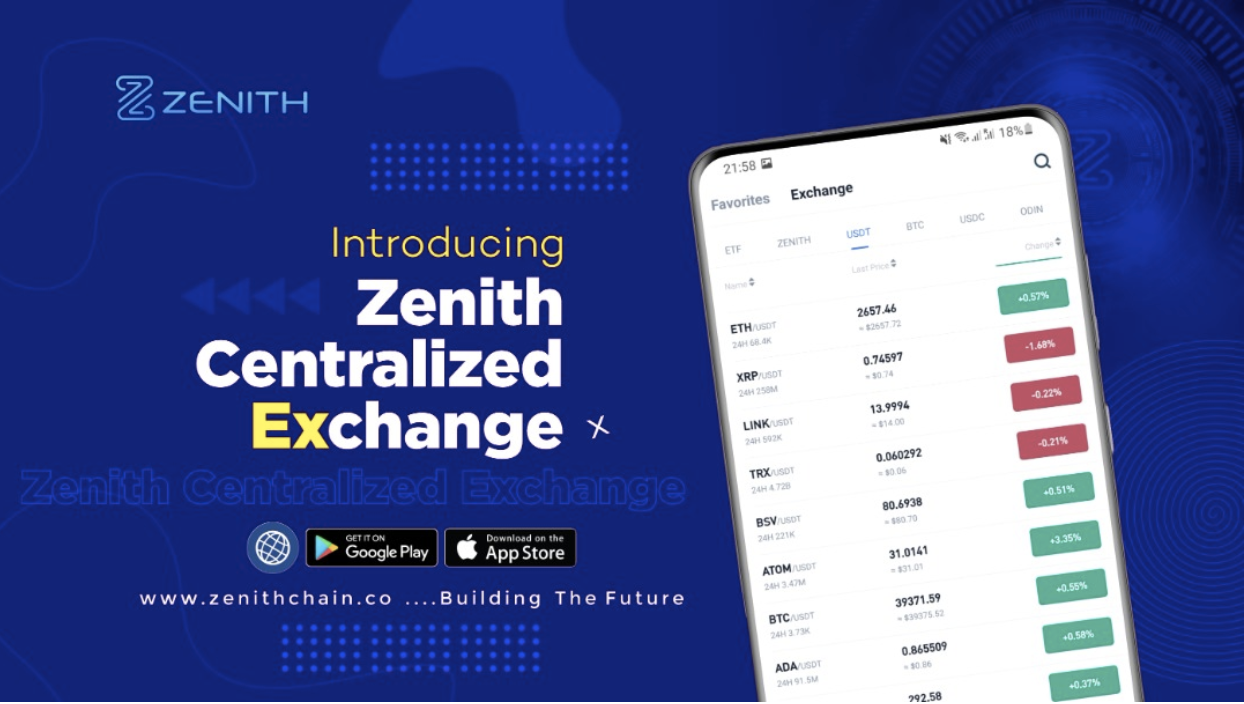Zenith Launches Much-Awaited CEX, Announces Massive Airdrop for Users Crypto ATM PlatoBlockchain Data Intelligence. Vertical Search. Ai.