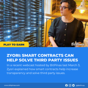 Zyori från Axie Infinity: Smarta kontrakt kan hjälpa till att lösa esports-tredjepartsproblem PlatoBlockchain Data Intelligence. Vertikal sökning. Ai.