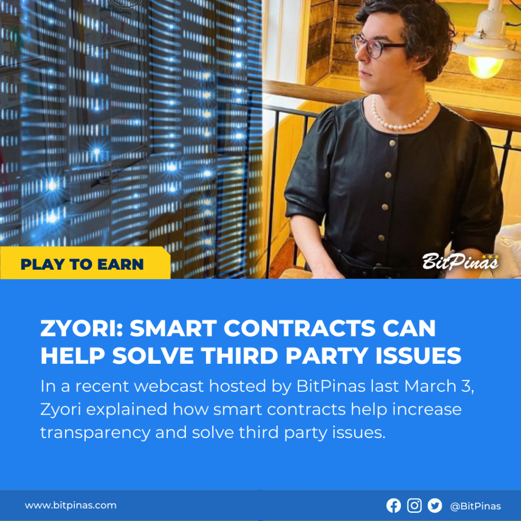 Zyori of Axie Infinity: قراردادهای هوشمند می‌توانند به حل مشکلات شخص ثالث Esports کمک کنند هوش داده‌های PlatoBlockchain. جستجوی عمودی Ai.