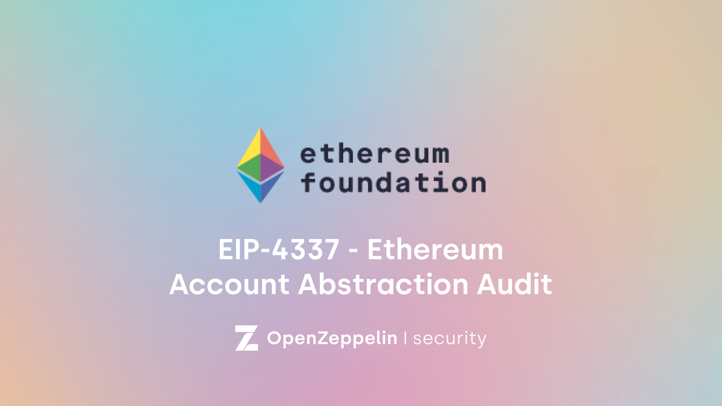 EIP-4337 – Ethereum Account Abstraction Audit PlatoBlockchain Data Intelligence. Vertical Search. Ai.