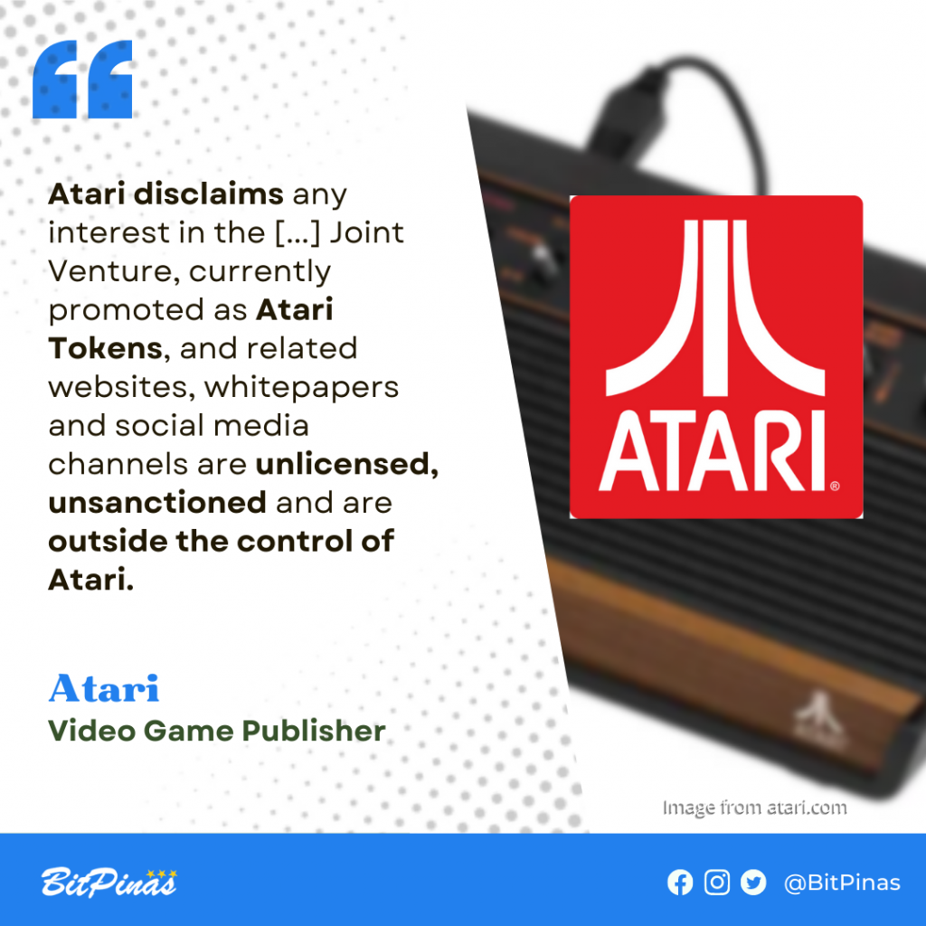 توکن ATARI "بدون مجوز" پس از خاتمه ناگهانی قرارداد اطلاعات پلاتو بلاک چین. جستجوی عمودی Ai.