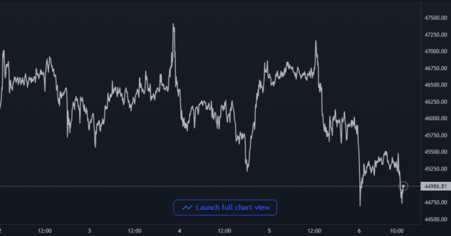 Wykres cen bitcoinów