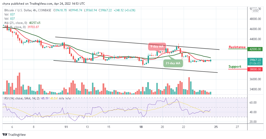 Bitcoin Price Prediction for Today, April 24: BTC May Establish A Low Below $39,000 Support PlatoBlockchain Data Intelligence. Vertical Search. Ai.