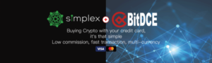 BitDCE coopera oficialmente com Simplex para iniciar o pagamento global de criptomoeda PlatoBlockchain Data Intelligence. Pesquisa vertical. Ai.