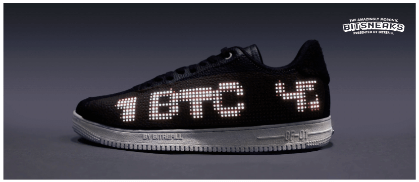 Bitcoin sneakers called Bitsneaks