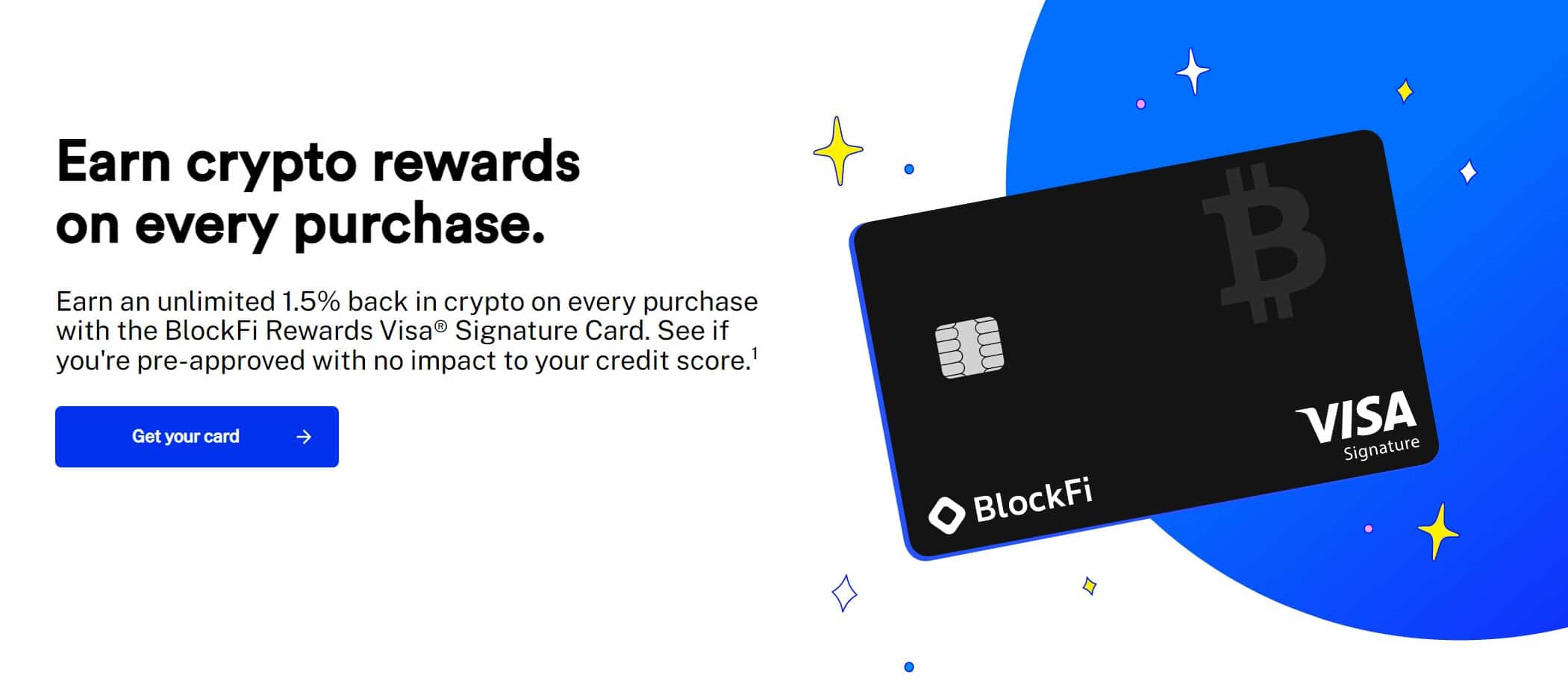 BlockFi kártya