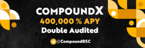 CompoundX представляє перший у своєму роді 400,000 XNUMX фіксований річний відсоток прибутку в криптопросторі PlatoBlockchain Data Intelligence. Вертикальний пошук. Ai.