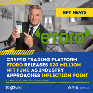 Crypto Trading Platform eToro frigiver $20 millioner NFT Fund PlatoBlockchain Data Intelligence. Lodret søgning. Ai.